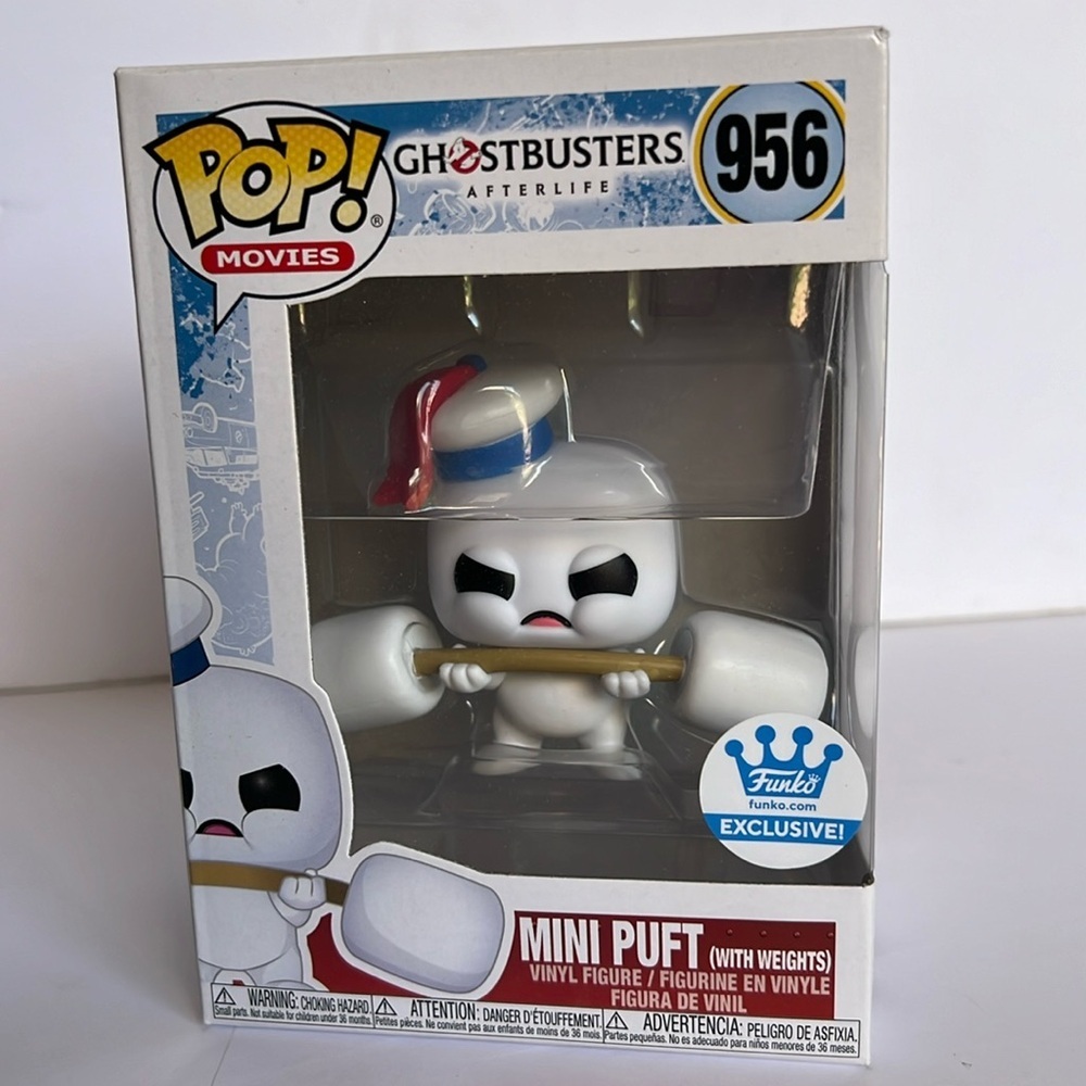POP! Movies Ghostbuster Afterlife #956 : Mini Puft With Weights Funko Exclusive